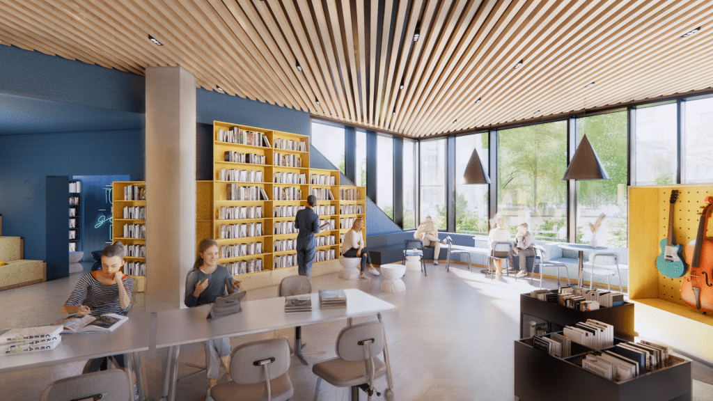 Ontwerptekening verdieping Dordthuis