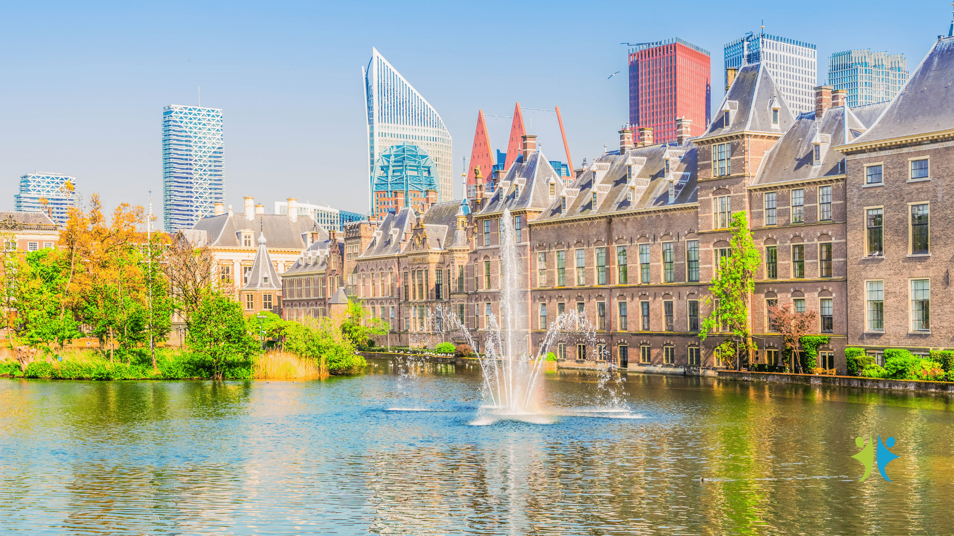 Binnenhof, Hofvijver en andere gebouwen in Den Haag
