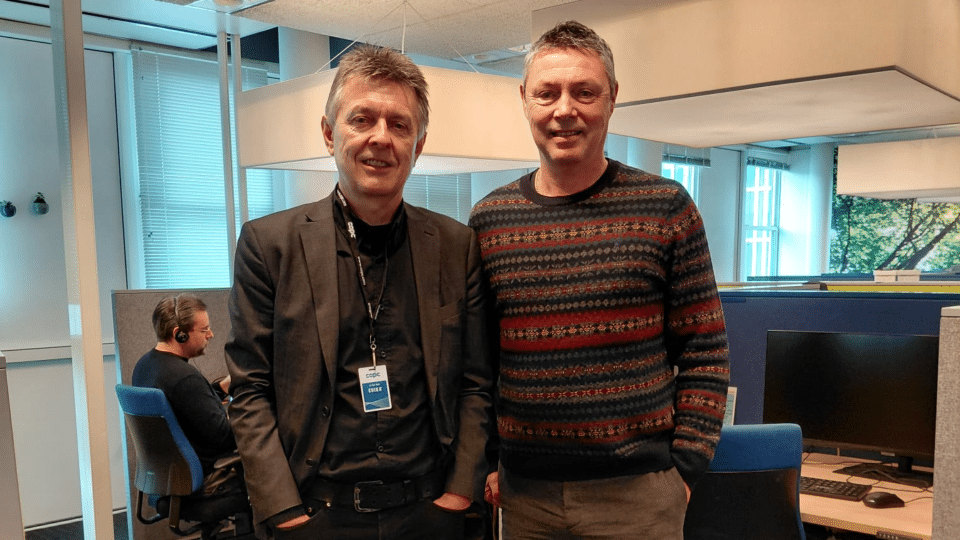 twee mannen in het KCC van Almere